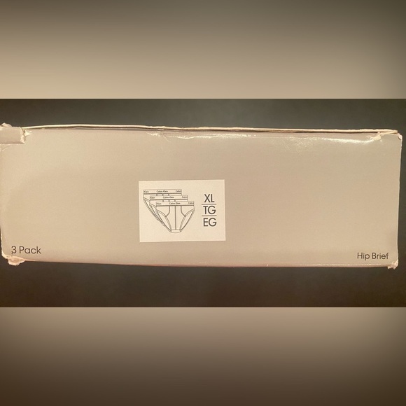 CALVIN KLEIN Men’s 3 Pack Cotton Stretch Classic Fit Briefs White Size XL 40-42 - Picture 3 of 7
